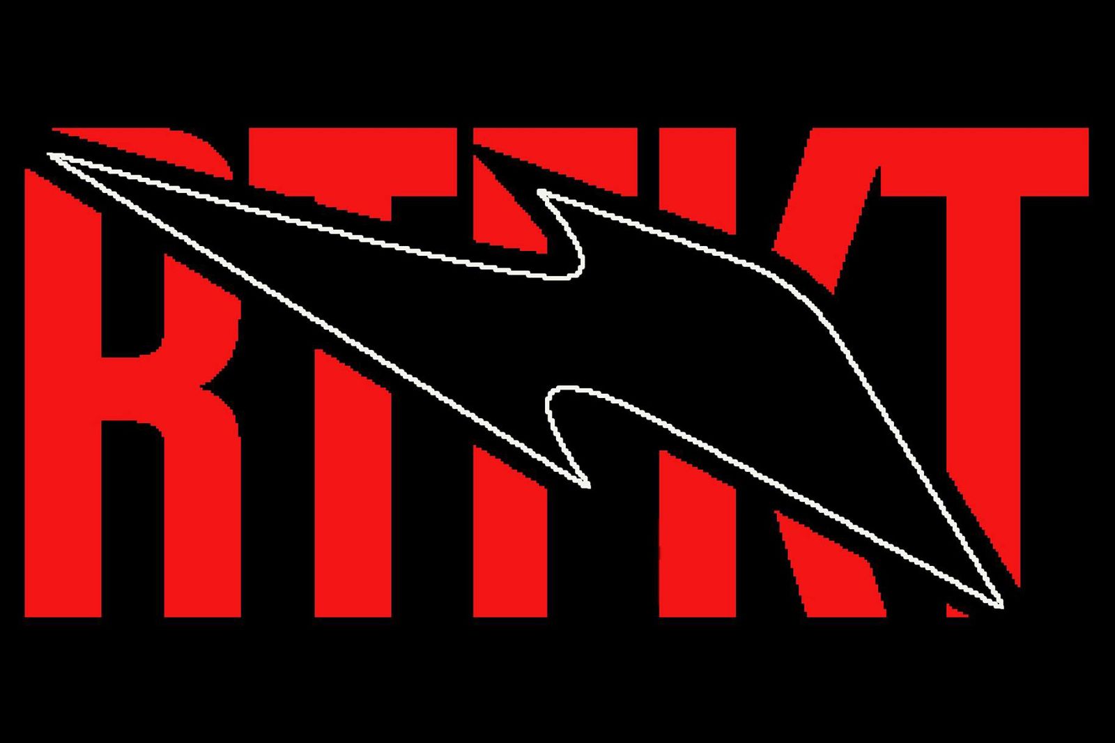 Red logo saying RTFKT