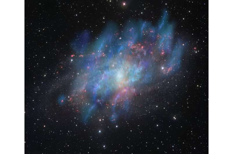 VLA finds cosmic rays driving galaxy's winds